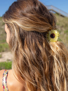 Hair Claw Clips, Set of 2 - Sunflower