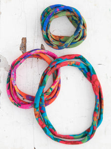 Boho Bands Hair Ties, Set of 3 - Multi Floral