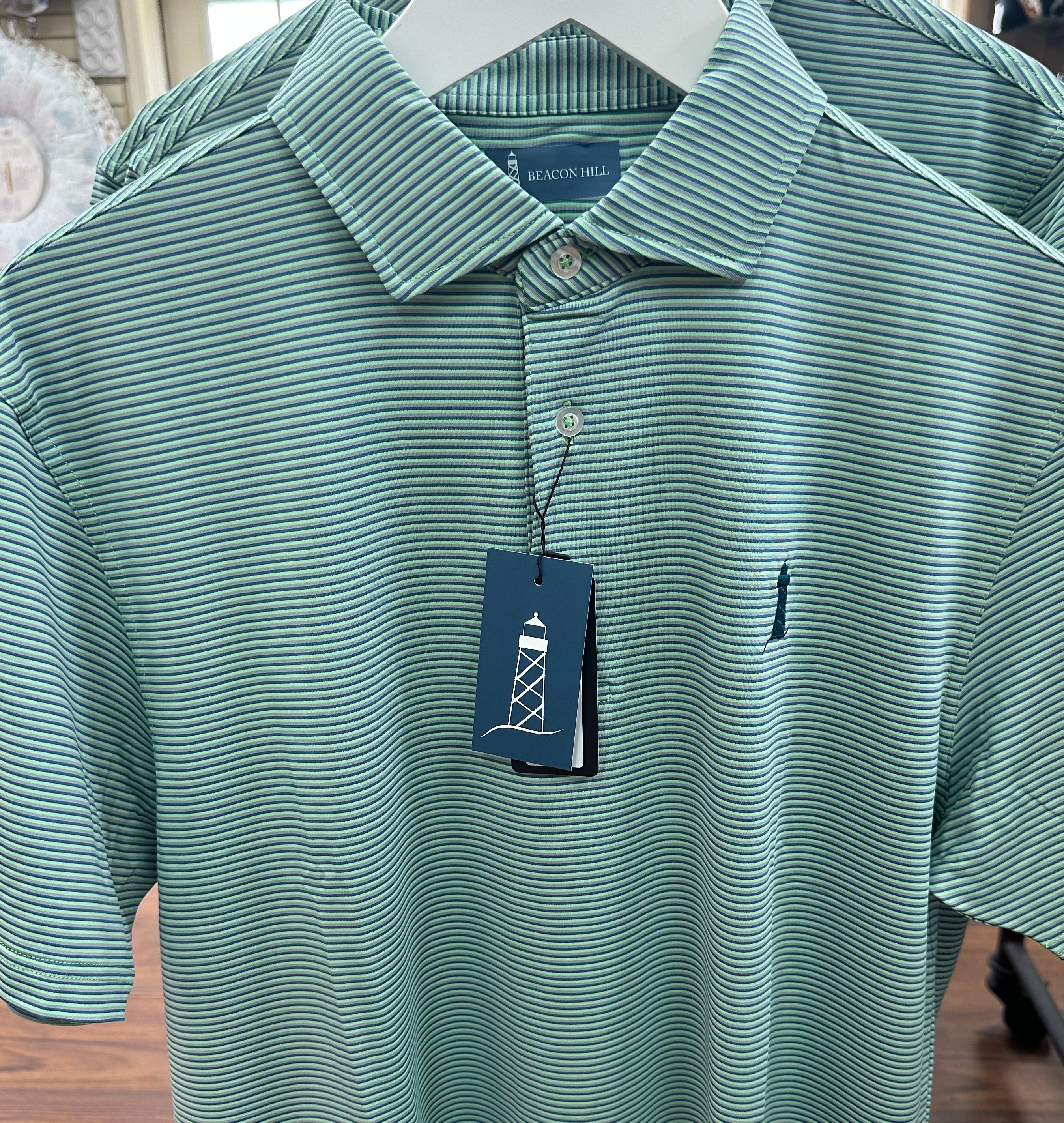 Beacon Hill Polo- Lime & Teal