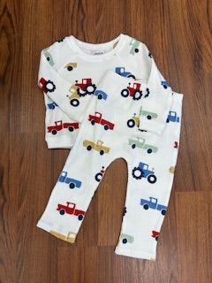 Tractor 2 Piece Pant Set Pajamas