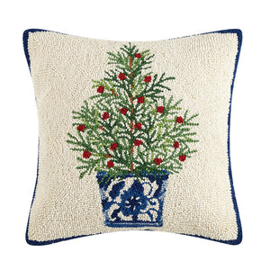 Holiday Chinoiserie Tree Hook Pillow
