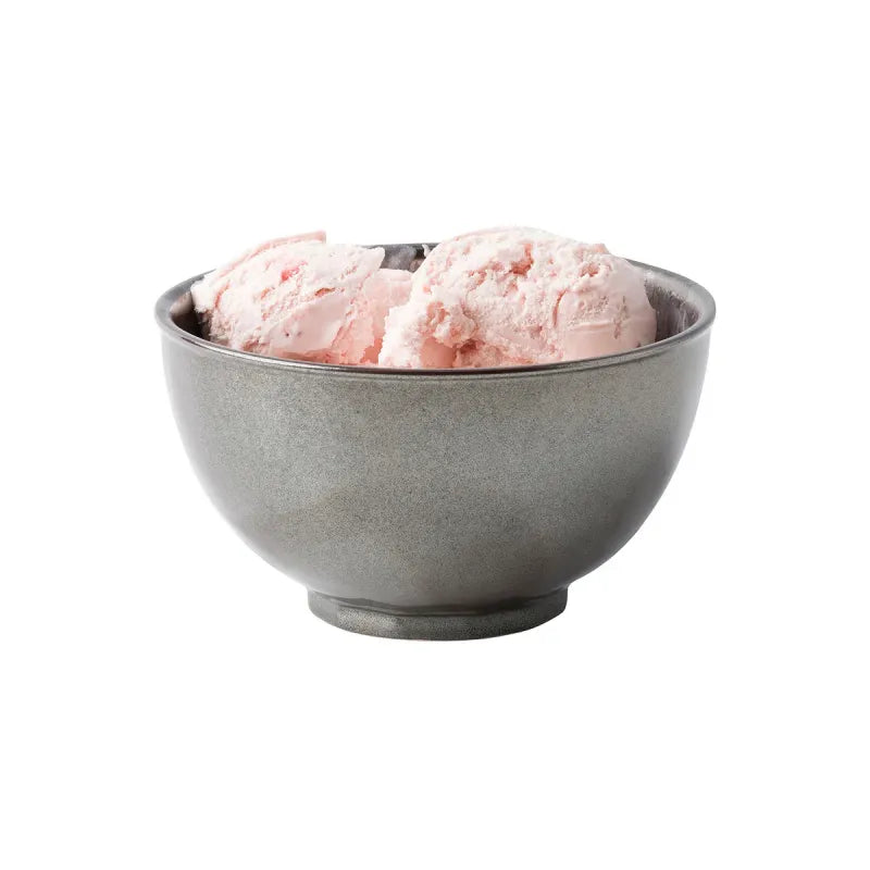 Pewter Stoneware Cereal/Ice Cream Bowl