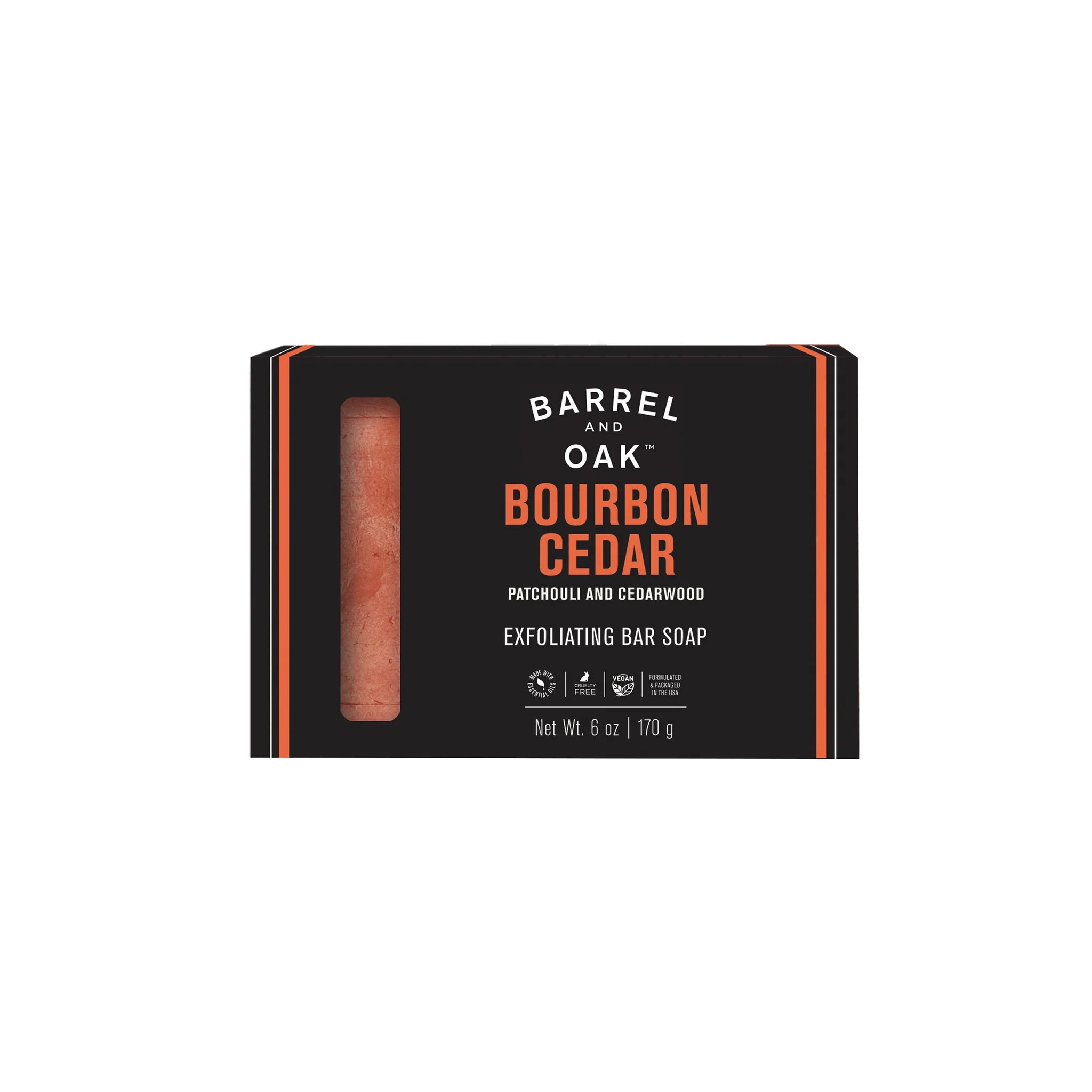 Soap Bar - Bourbon Cedar 6 oz.