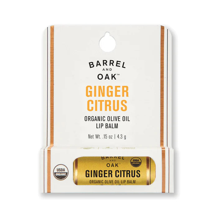 Ginger Citrus Lip Balm | Barrel & Oak