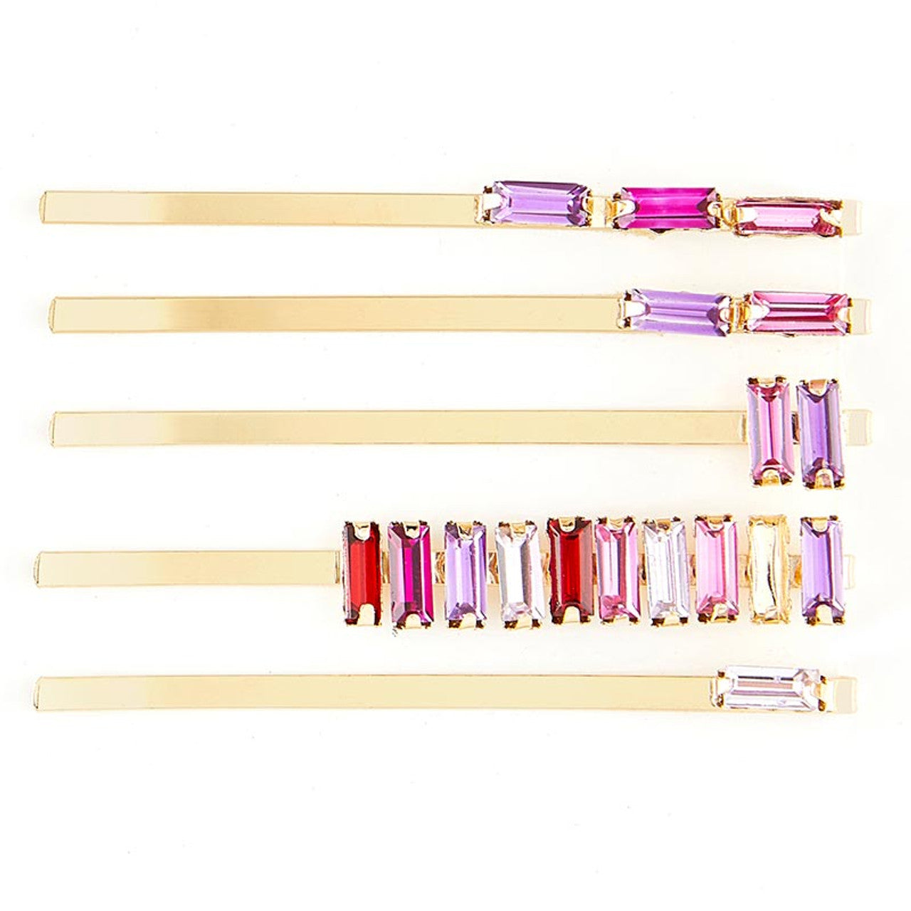 Red Jewel Hair Pin Set | Bella Sleep + Spa