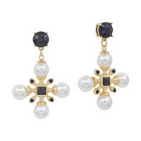 Nan Black Dangle Earrings | Meghan Browne