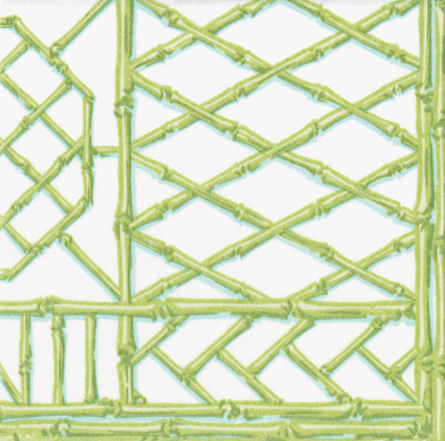 Caspari Bamboo Screen Cocktail Napkin