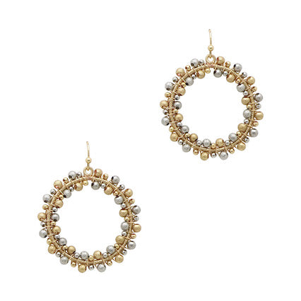 Octavia Gold Silver Earrings | Meghan Browne