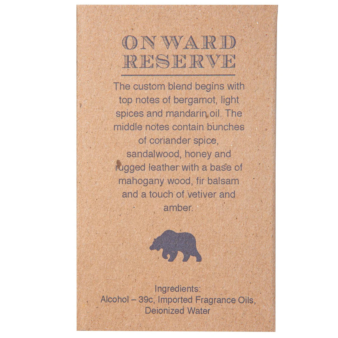 Natural Spray Cologne | Onward Reserve