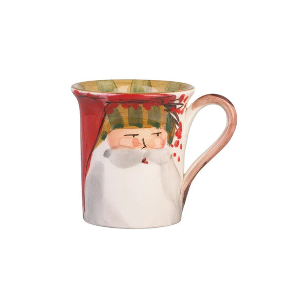 Old St. Nick Striped Mug | Vietri