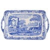 Large Blue Italian Melamine Handled Tray | Spode