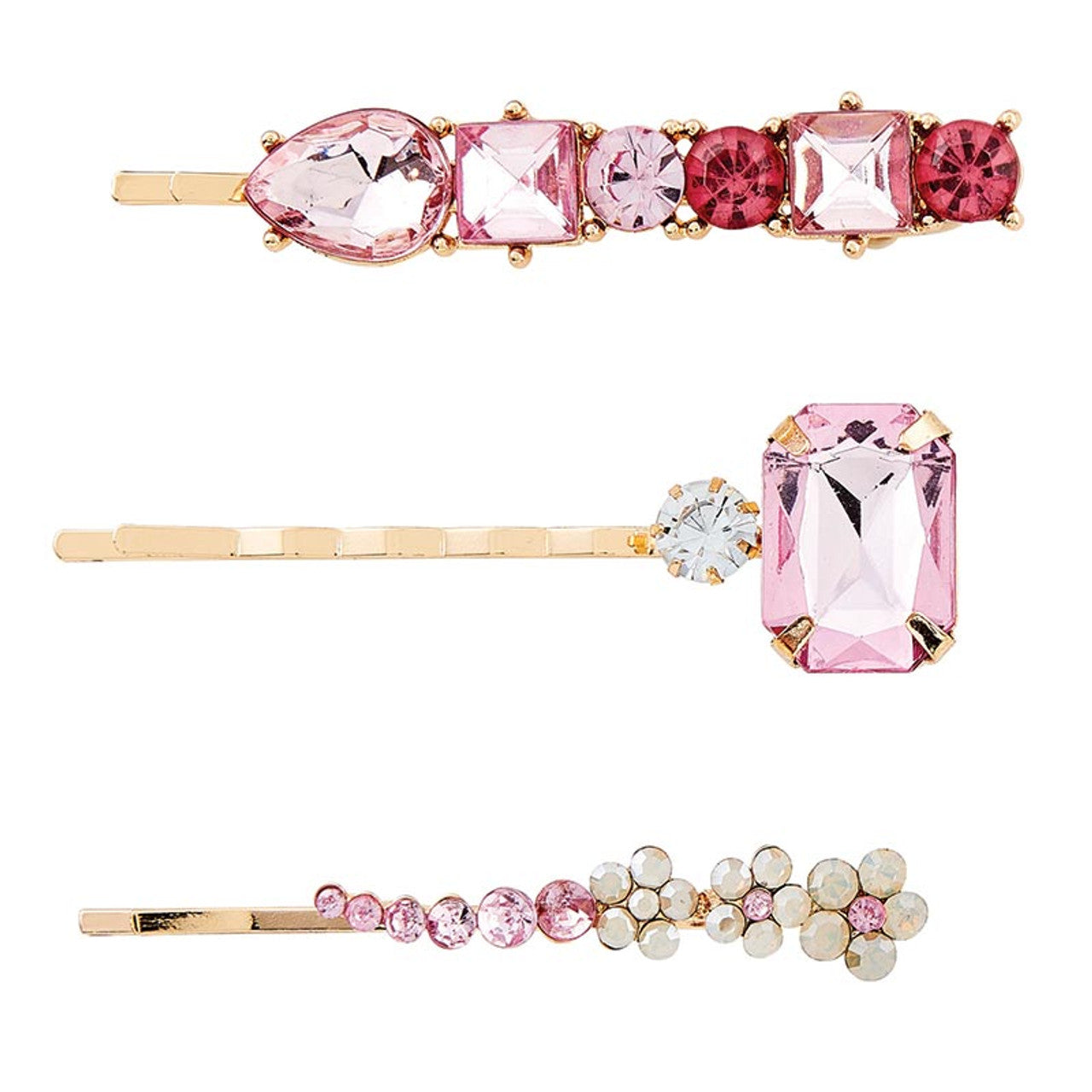 Rose Jewel Crystal Hair Pins | Bella Sleep + Spa
