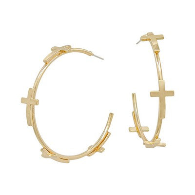 Paul Gold Hoop Earrings