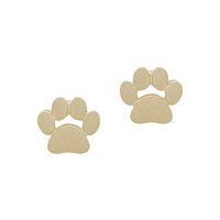 Paw Gold Earrings | Meghan Browne