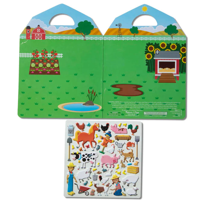 Puffy Stickers Play Set: On the Farm