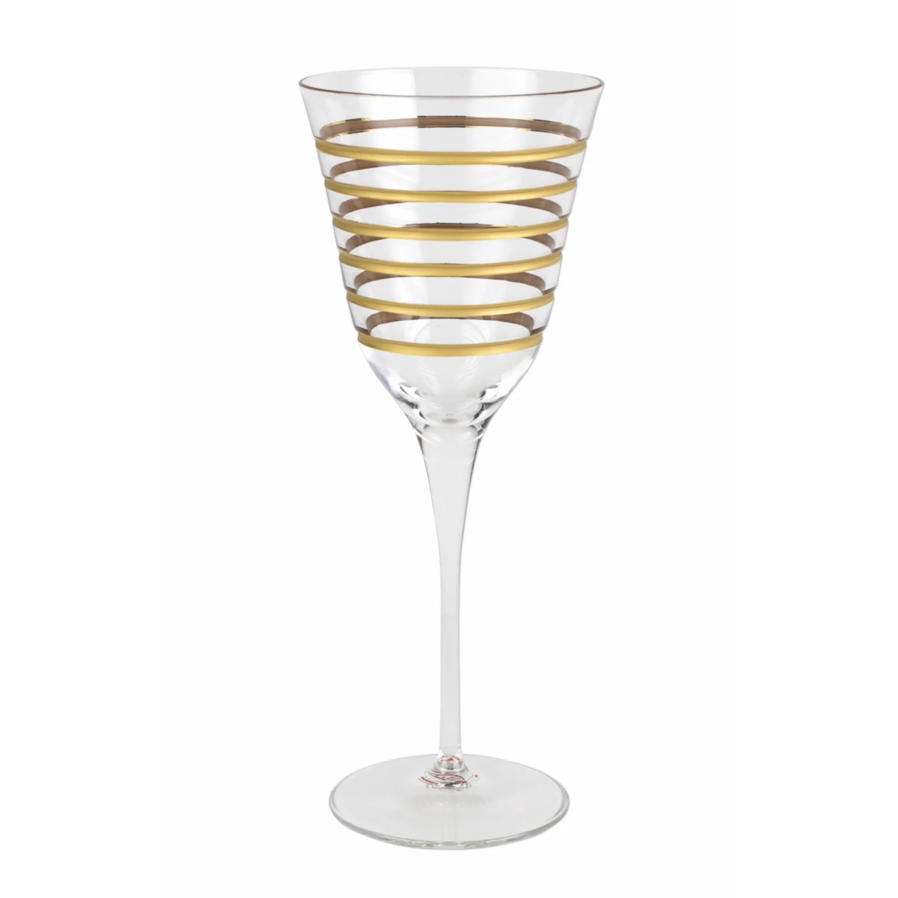 Vietri Raffaello Swirl Wine Glass
