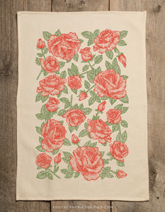 Rose (Red) Kitchen Towel