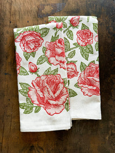 Rose (Red) Kitchen Towel