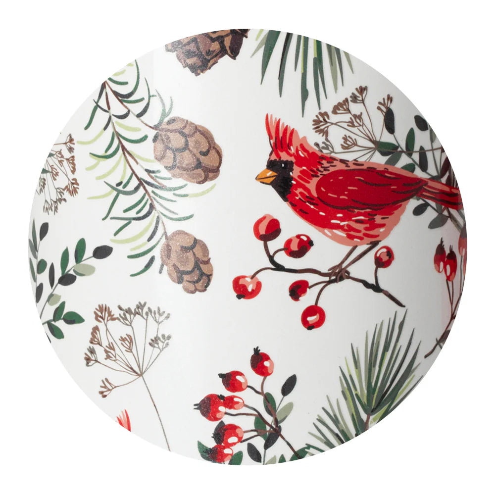 Winter Cardinals 18 oz Travel Mug | Swig