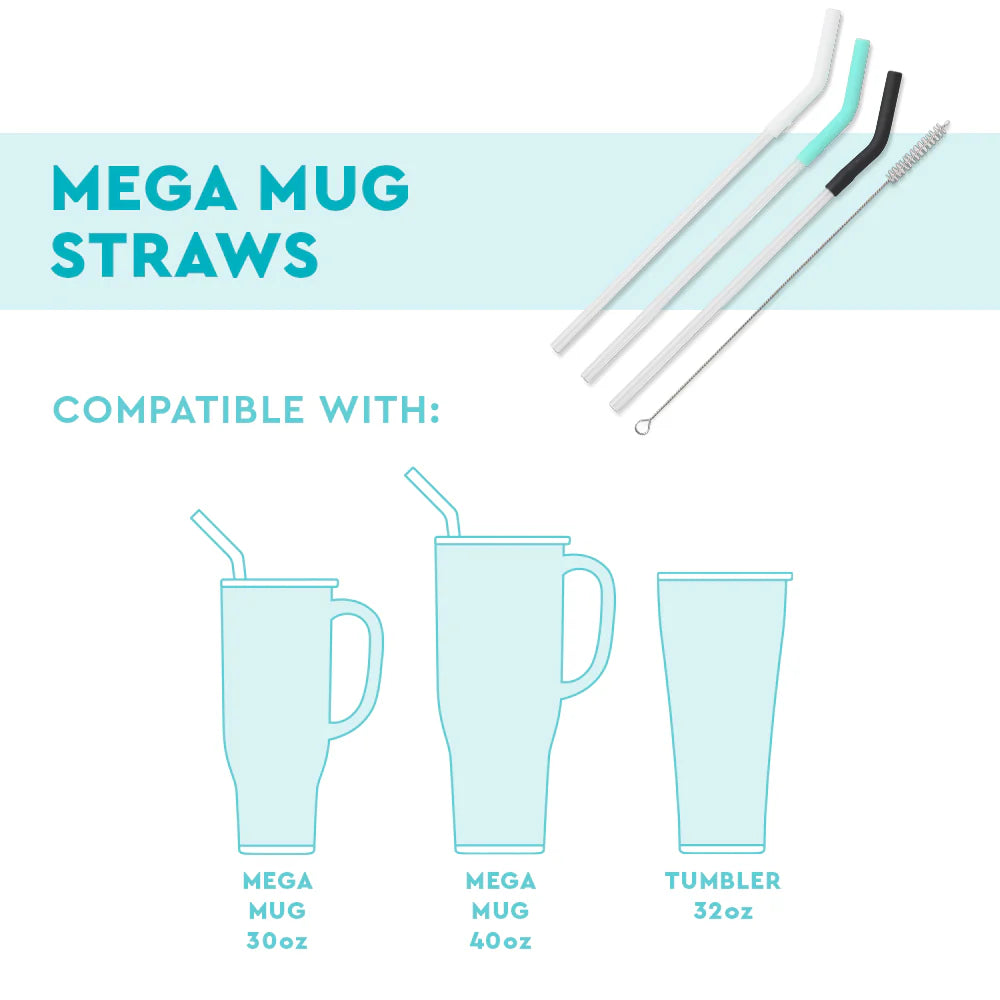 Mega Mug Reusable Straw Set