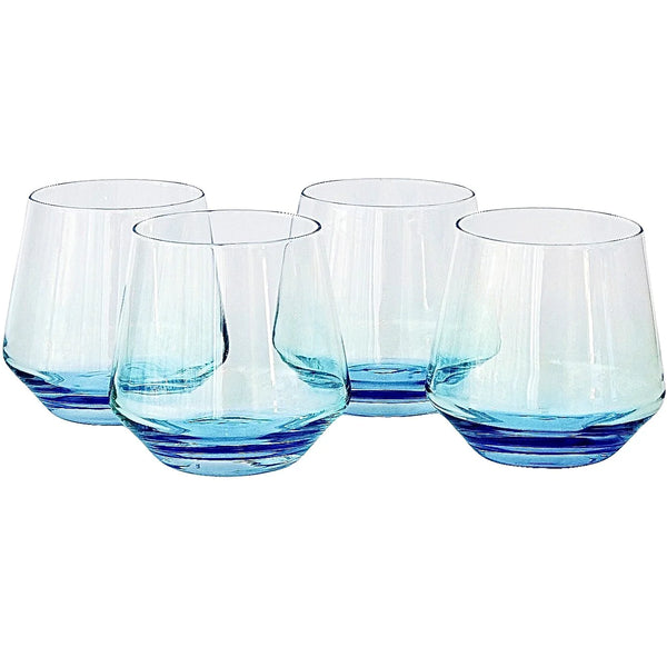 Mezclada Handblown Crystal Wine Glass Set 