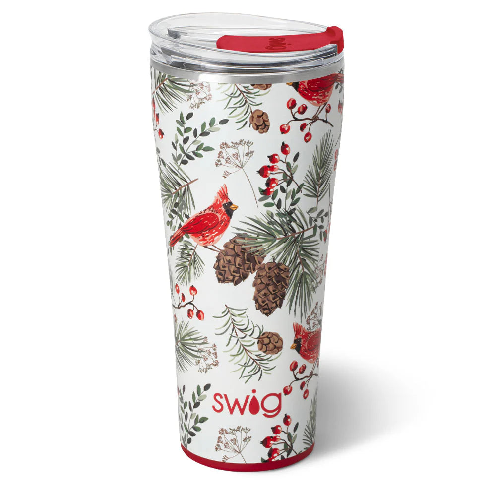 Winter Cardinals 32oz Tumbler | Swig