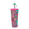Flora Rosa Plastic Tumbler 24oz | Swig