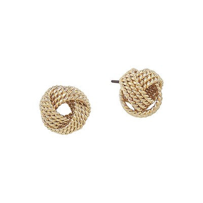 Sack Gold Stud Earrings