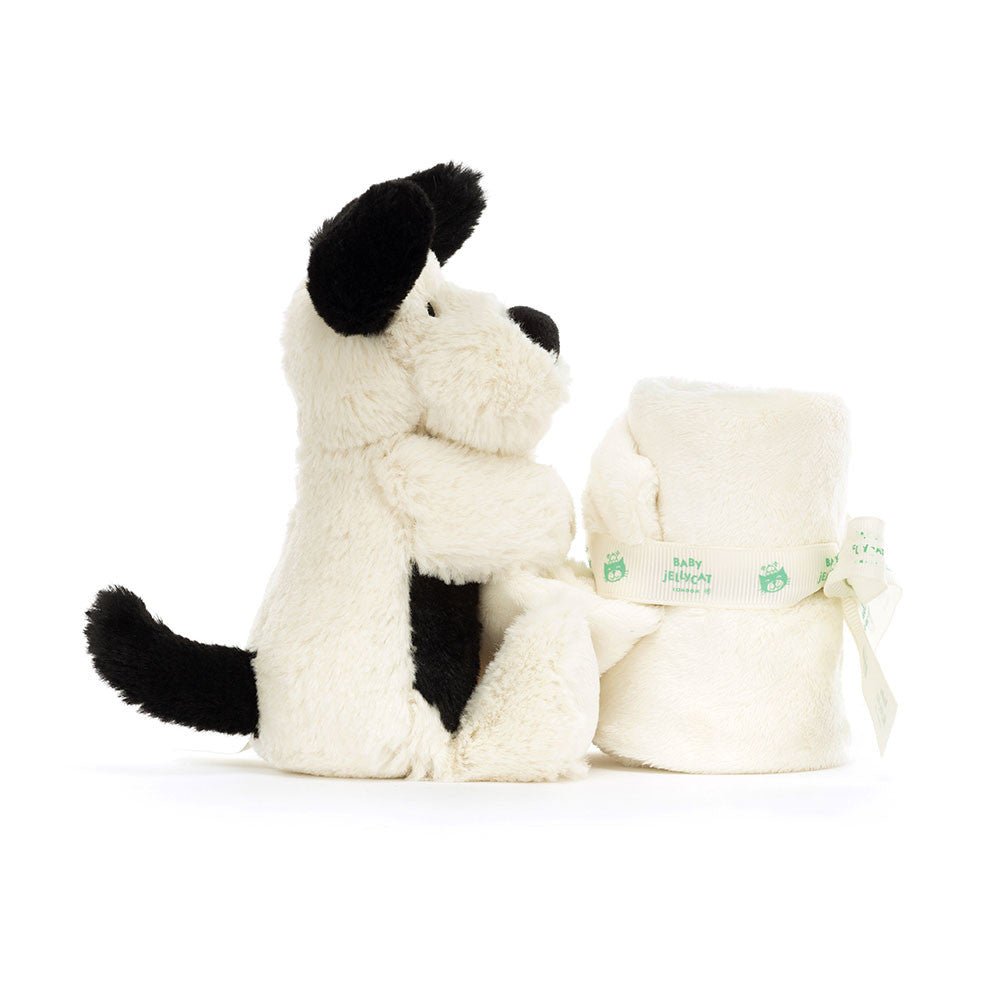 Bashful Black & Cream Puppy Soother | Jellycat | Retired