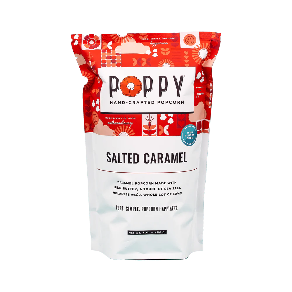 Poppy Salted Caramel Popcorn