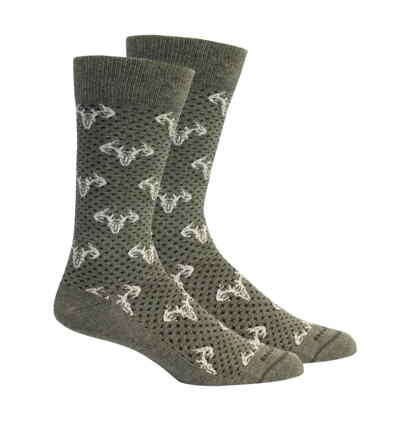 Caswell Socks in Grey Heather