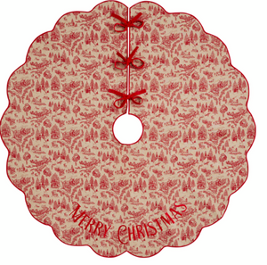 Toile Tree Skirt