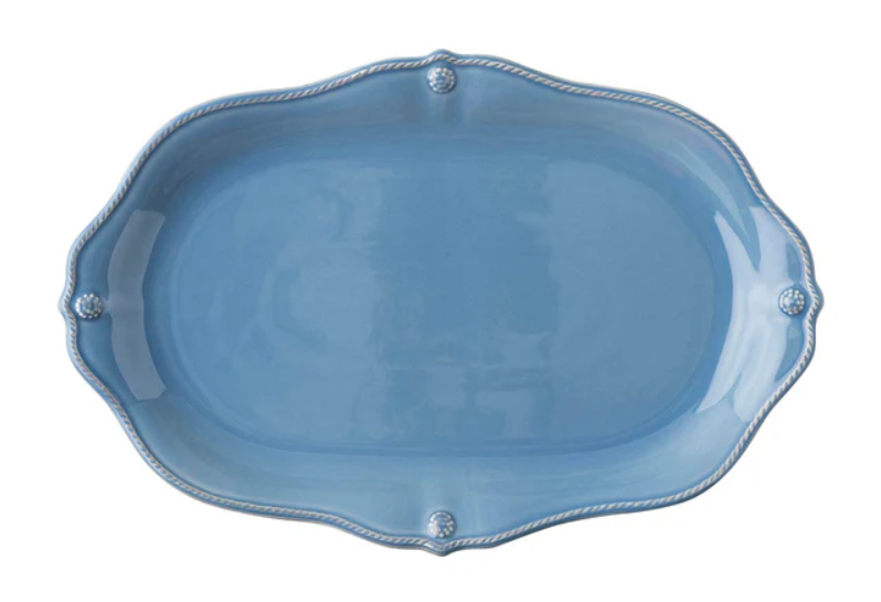 Berry & Thread Chambray 16" Platter | Juliska