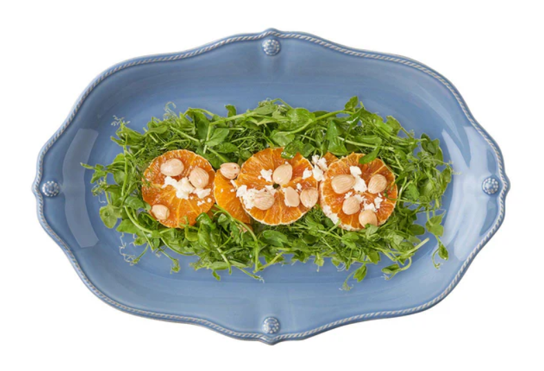 Berry & Thread Chambray 16" Platter | Juliska