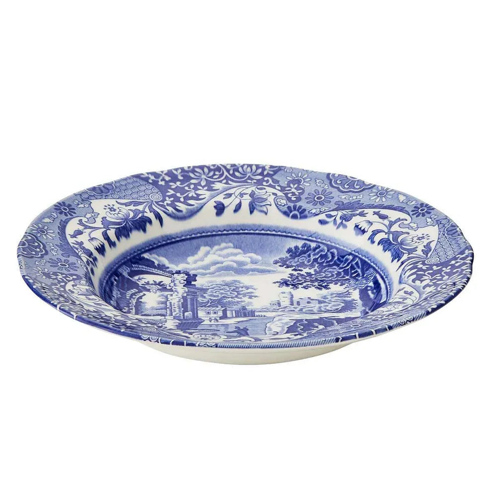 Blue Italian 9" Soup Plate | Spode