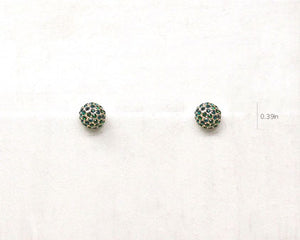 Tot Emerald Stud Earrings