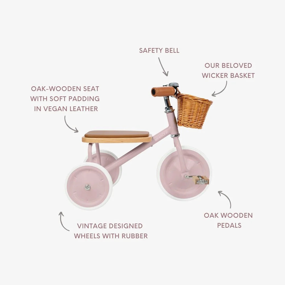 Vintage Trike - Dusty Pink | Banwood