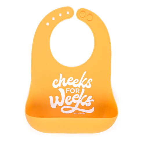 Cheeks for Weeks Silicone Bib - Bella Tunno