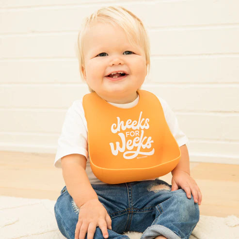 Cheeks for Weeks Silicone Bib - Bella Tunno