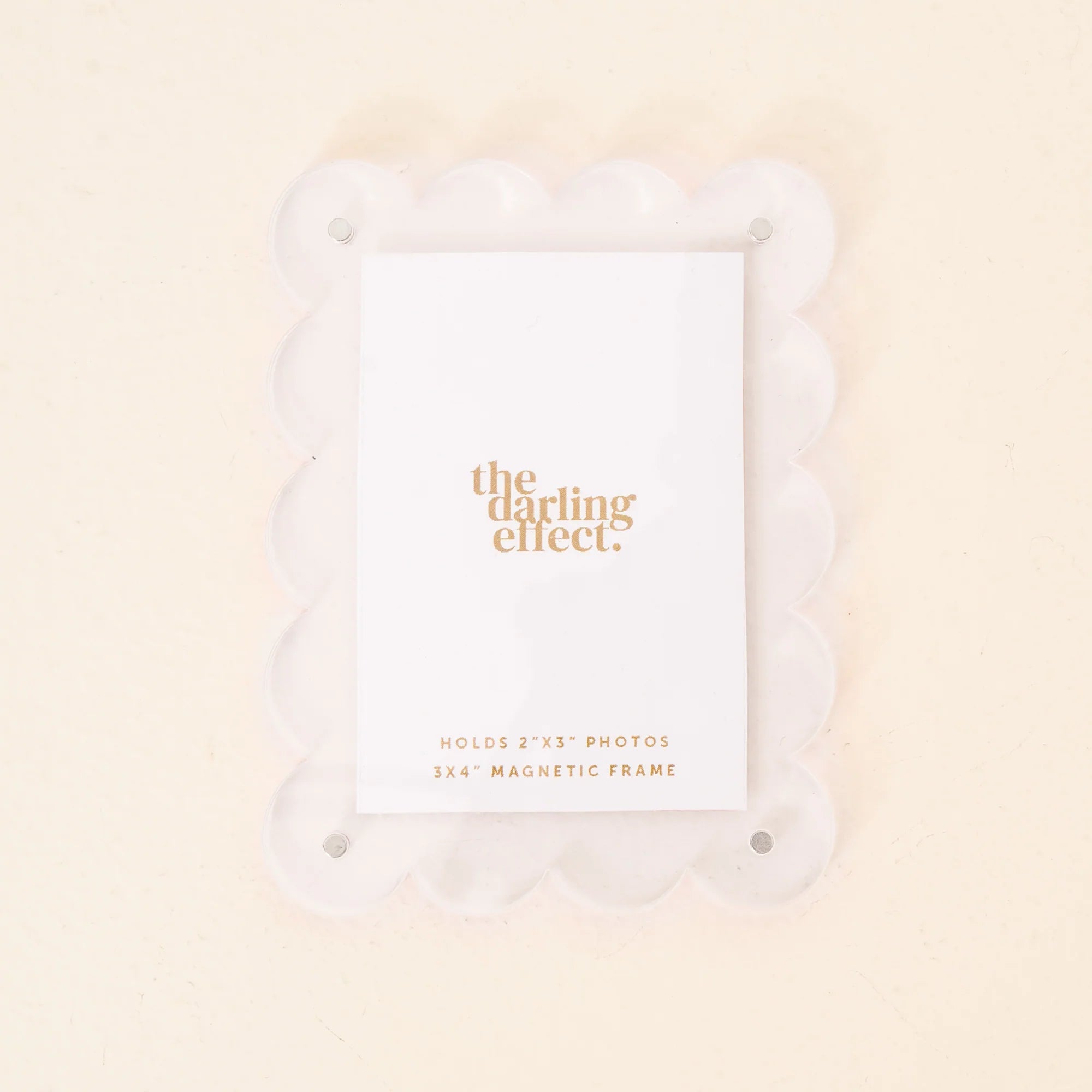 Mini Acrylic Frame Magnet- Clear