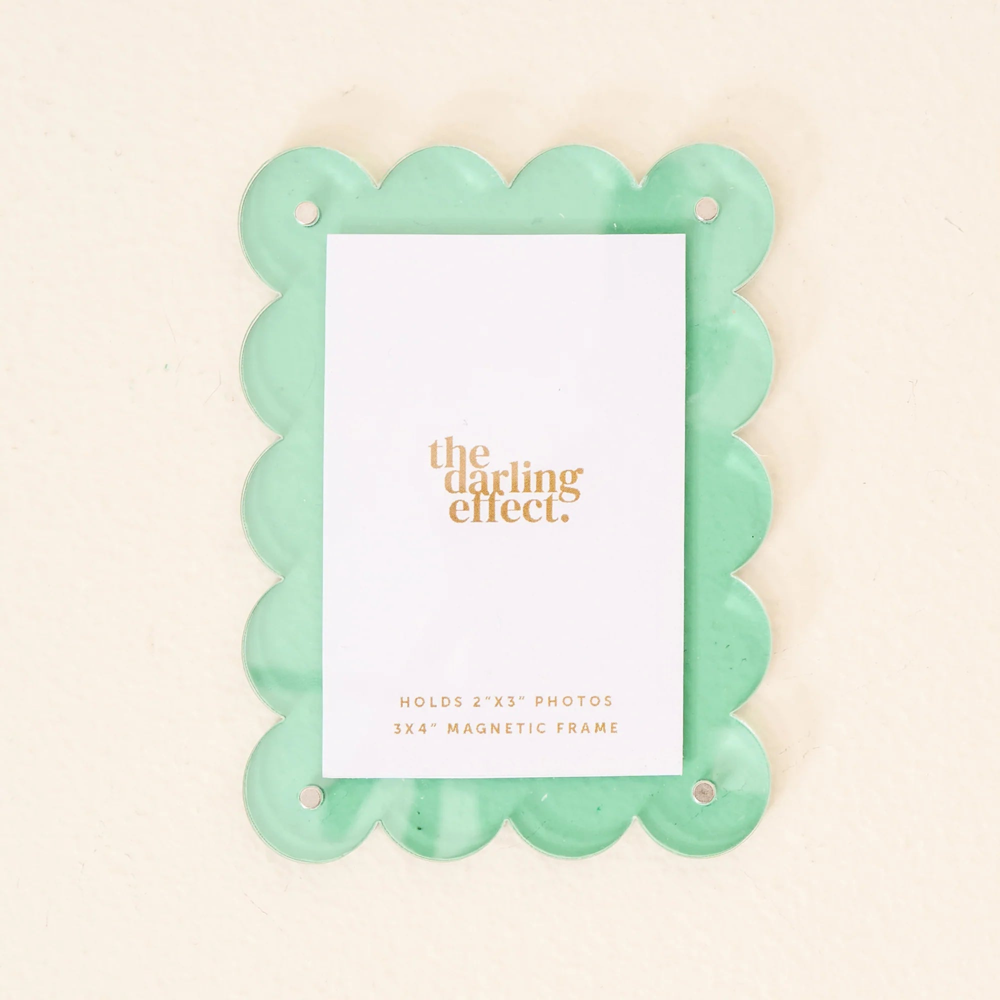 Mini Acrylic Frame Magnet- Mint Green