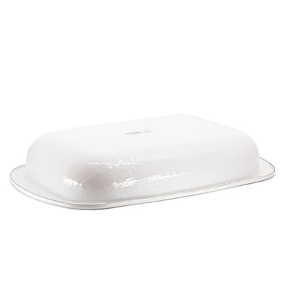 Golden Rabbit White Baking Pan