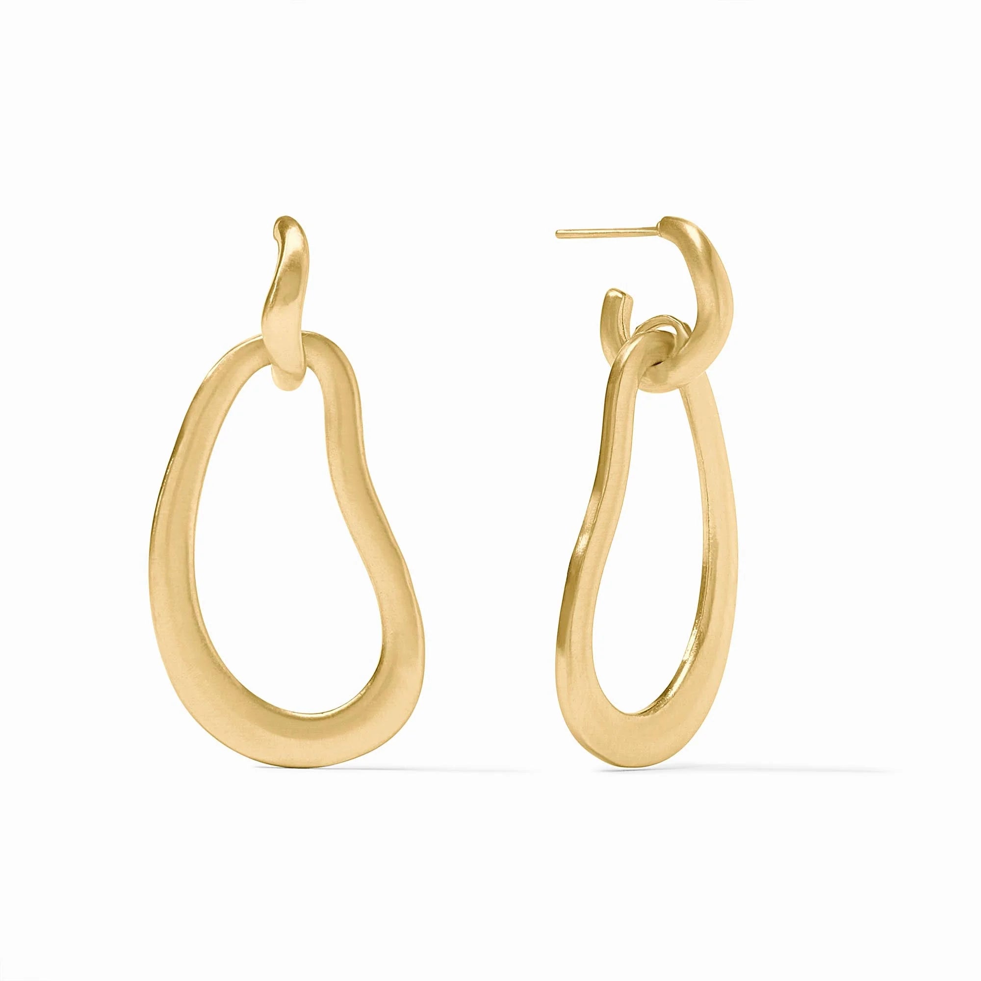 Wave Doorknocker Gold Earring | Julie Vos