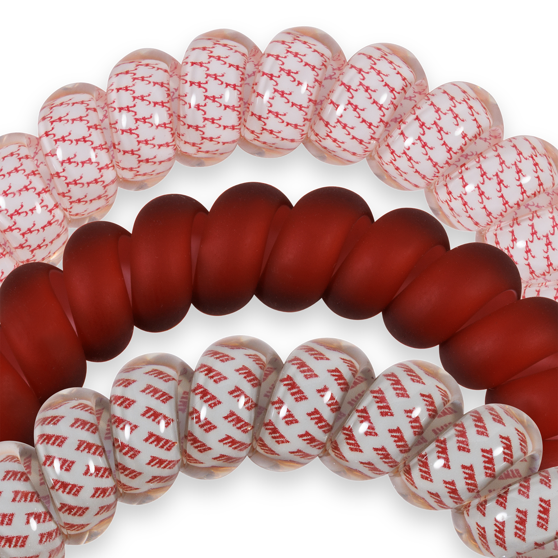 Spiral Hair Coils | Large | Roll Tide! Hair Ties