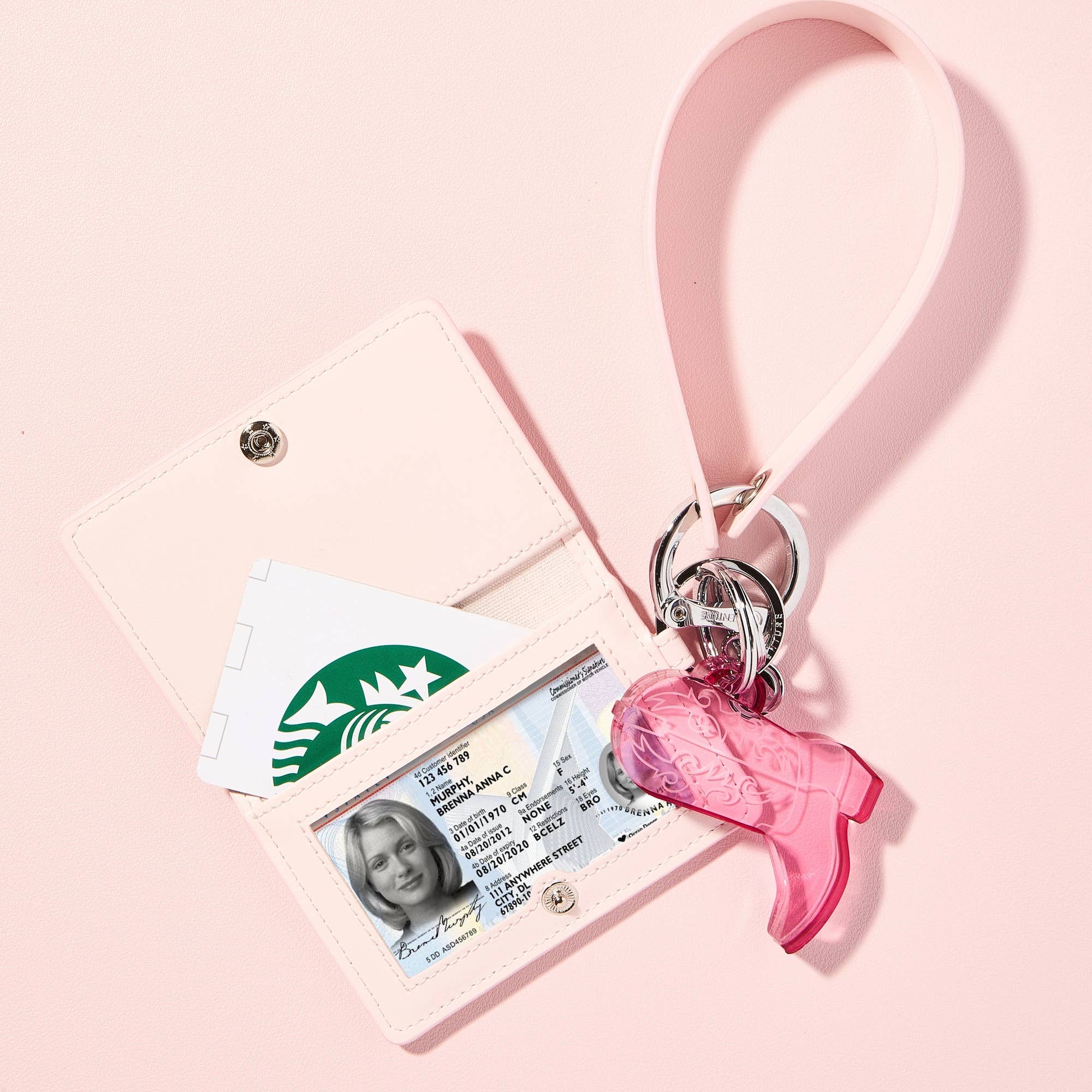 Acrylic Keychains - Pink Cowboy Boot Keychain | Oventure