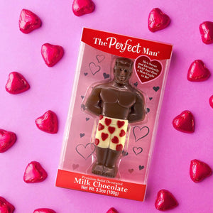 The Perfect Man Decorated Milk Chocolate, 3.5oz