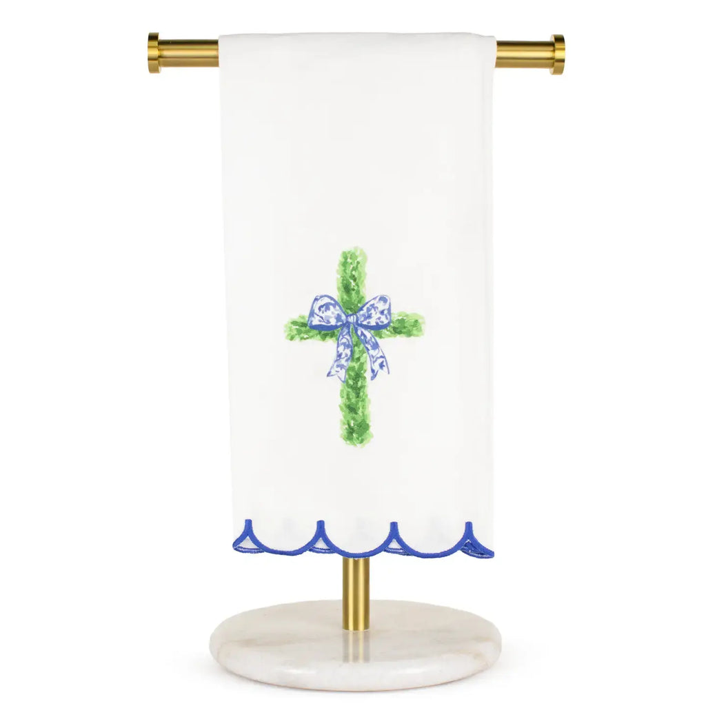 The Royal Standard Boxwood Cross Hand Towel - Thumbnail 2