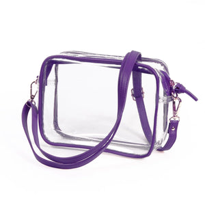 Bridget Clear Purse - Purple