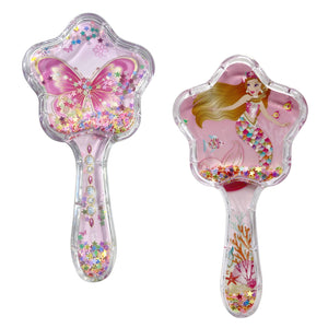 Enchanted Mermaid & Dazzling Butterfly Hair Brush | Pack of 12