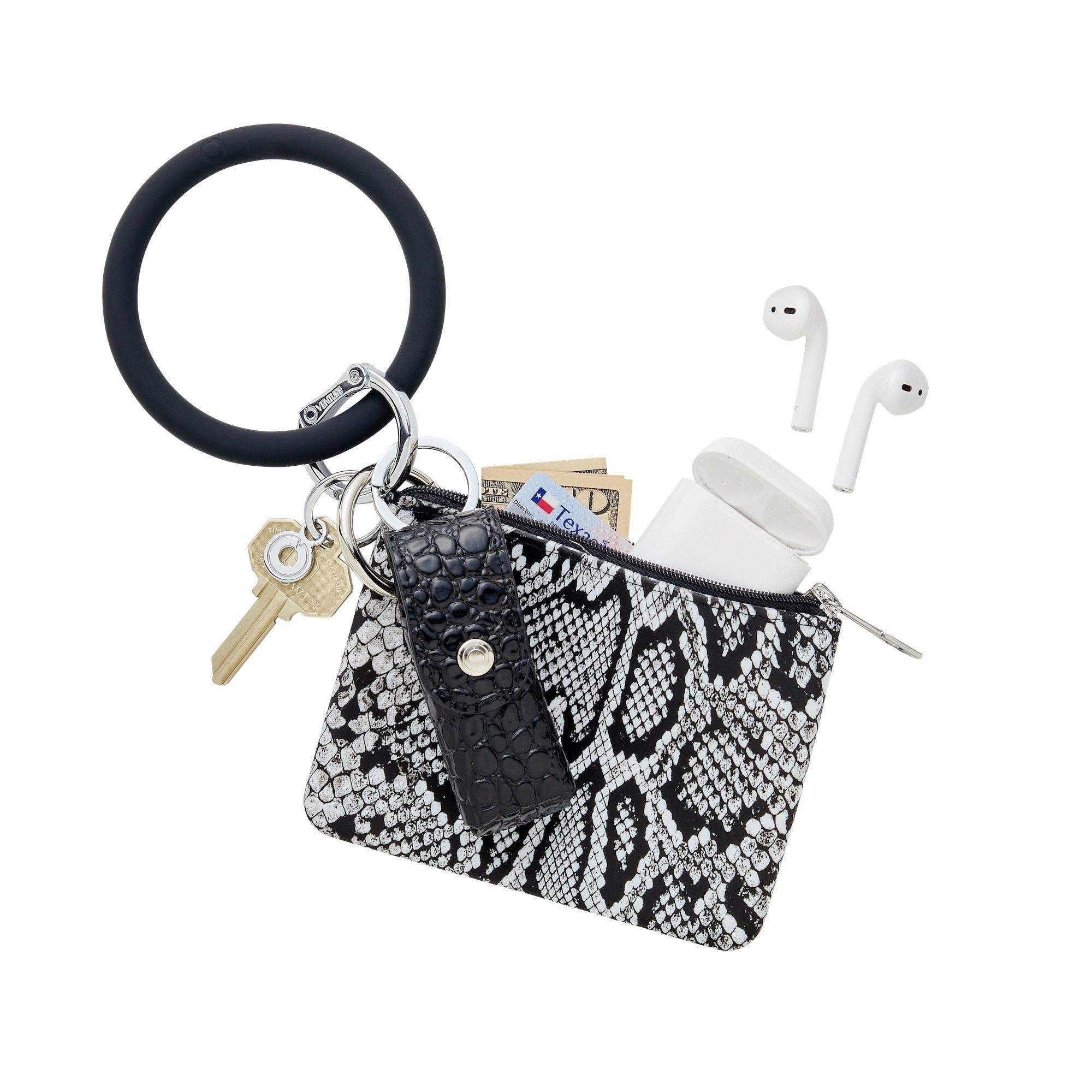 Silicone Big O® Key Ring - Back in Black | Oventure